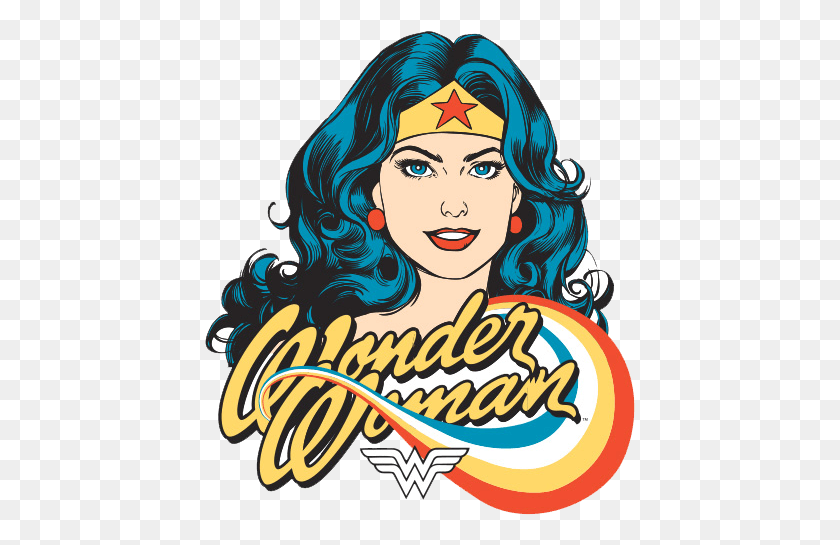 431x485 Wonder Woman Clipart Retro Mulher Maravilha Desenho Rosto, Person, Human, Female HD PNG Download