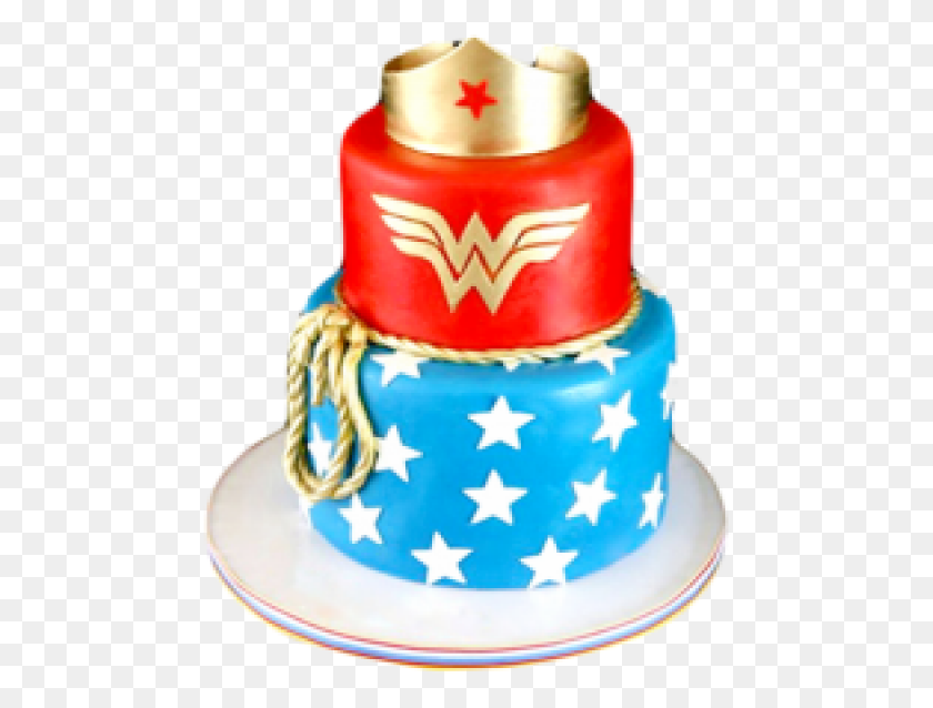 479x578 Wonder Woman Colours Tier Crown Wonder Woman Cake, Dessert, Food, Birthday Cake HD PNG Download