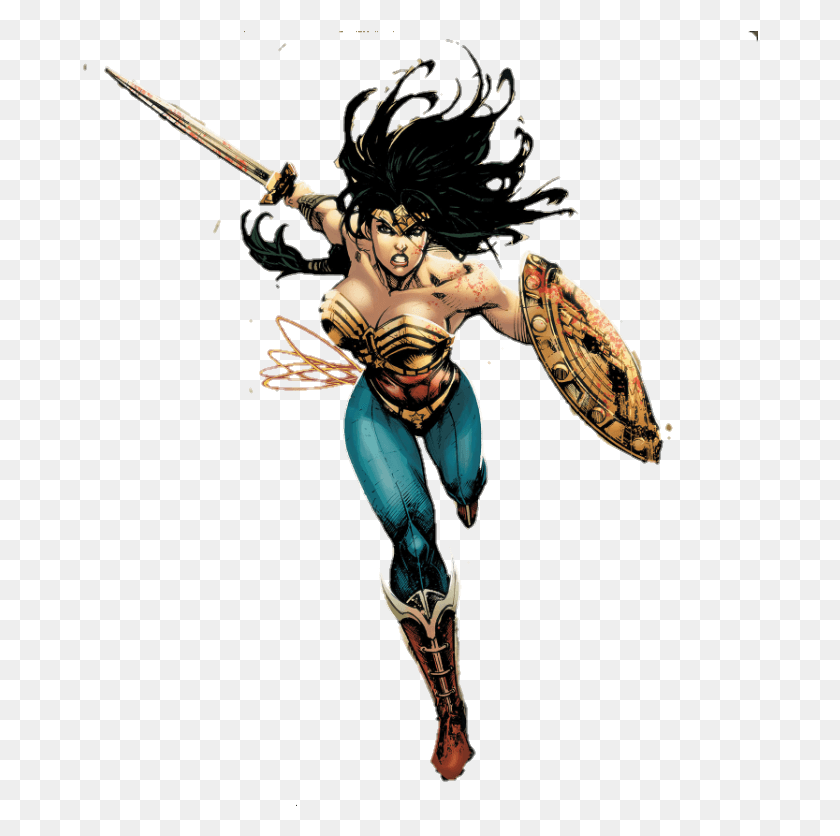 Wonder Woman Comic, Person, Human, Skin HD PNG Download