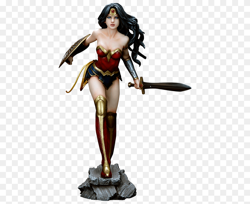480x688 Wonder Woman Dc Comics Pvc Figure A E A Poeira Dos, Person, Clothing, Costume, Adult Clipart PNG