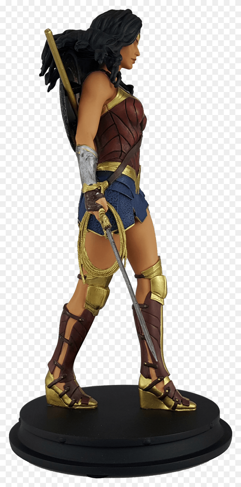 1176x2464 Wonder Woman Movie Statue Based Off The Film39s Scans Figurine, Costume, Person, Human HD PNG Download