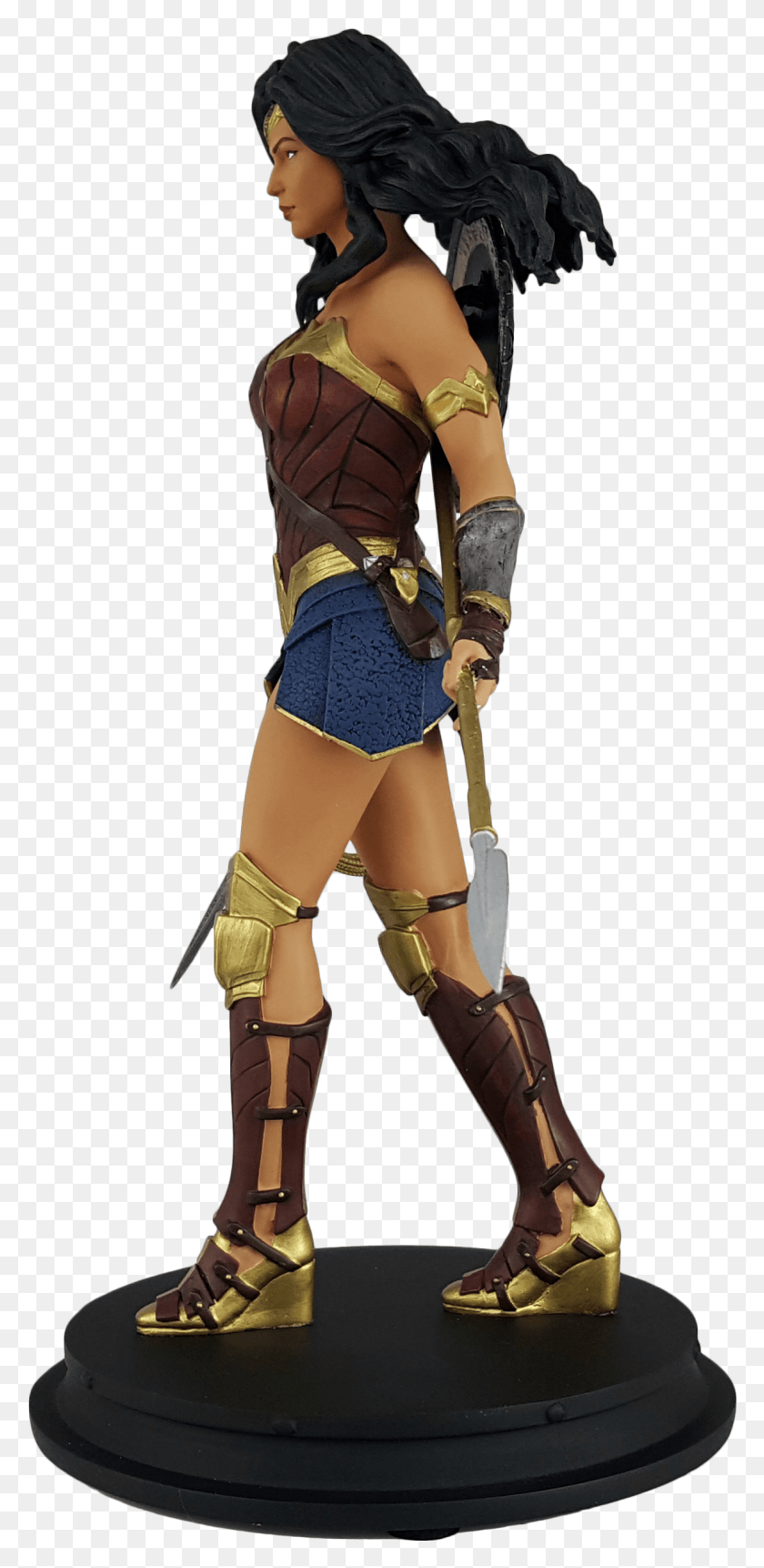 1178x2511 Wonder Woman Movie Statue Based Off The Film39s Scans Icon Heroes Movie Wonder Woman Resin Statue, Costume, Clothing, Apparel HD PNG Download