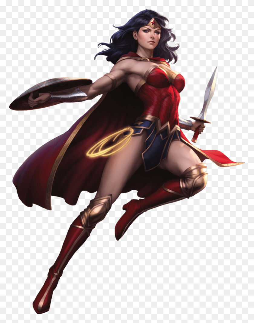 785x1018 Wonder Woman Rebirth Render By Xxkyrarosalesxx Dbh1q05 Wonder Woman Rebirth Artgerm, Person, Human HD PNG Download