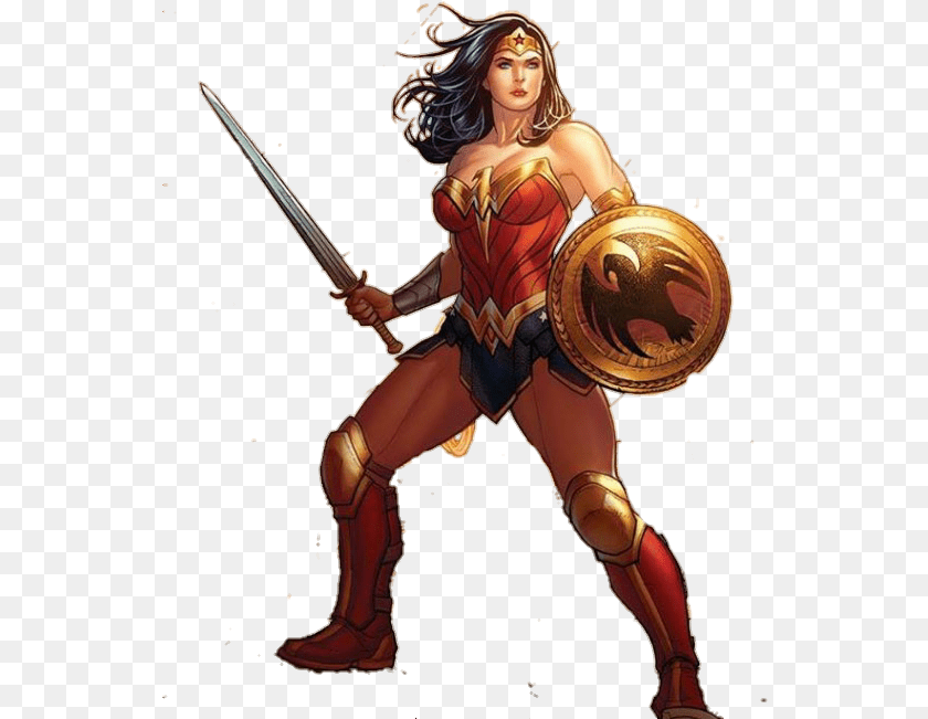 549x651 Wonder Woman Wonder Woman Dc, Sword, Weapon, Female, Adult Transparent PNG