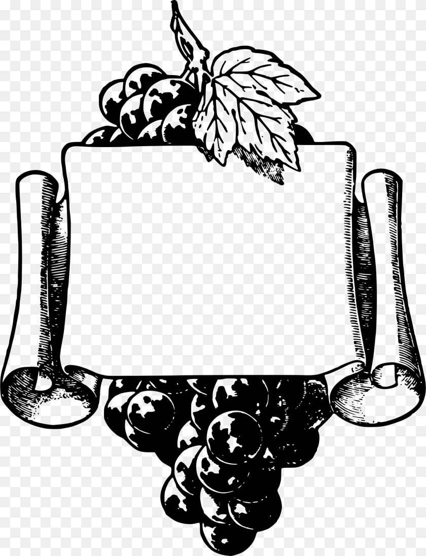 Wonderful Grapes Frame Icons, Gray Transparent PNG