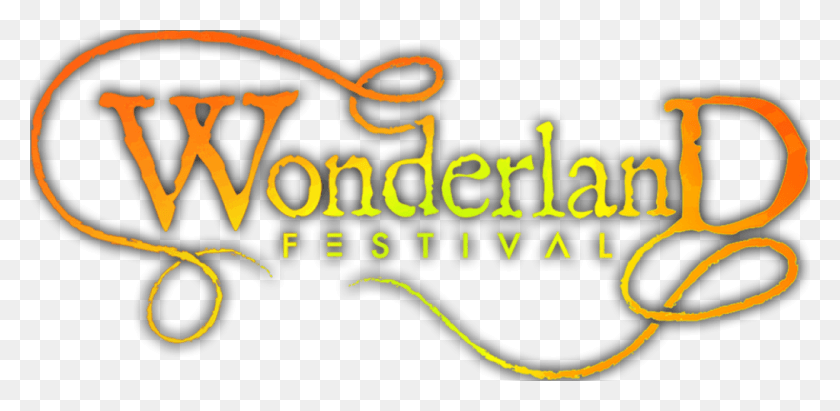 1024x461 Wonderland Festival Logo, Text, Alphabet, Label HD PNG Download