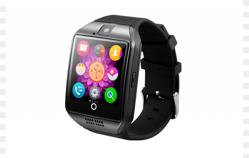Wooboo Original Q18 Wireless Smart Watch Arc Clock, Arm, Body Part, Person, Wristwatch PNG