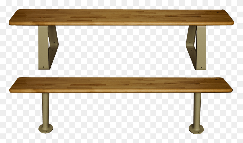 1032x574 Wood Bench Tops For Use With Pedestals To Make Locker Room Locker Room Bench, Tabletop, Furniture, Table HD PNG Download