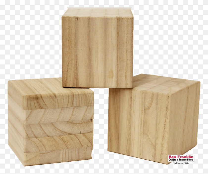 888x731 Wood Blocks To Paint Images Wooden Block, Tabletop, Furniture, Plywood HD PNG Download