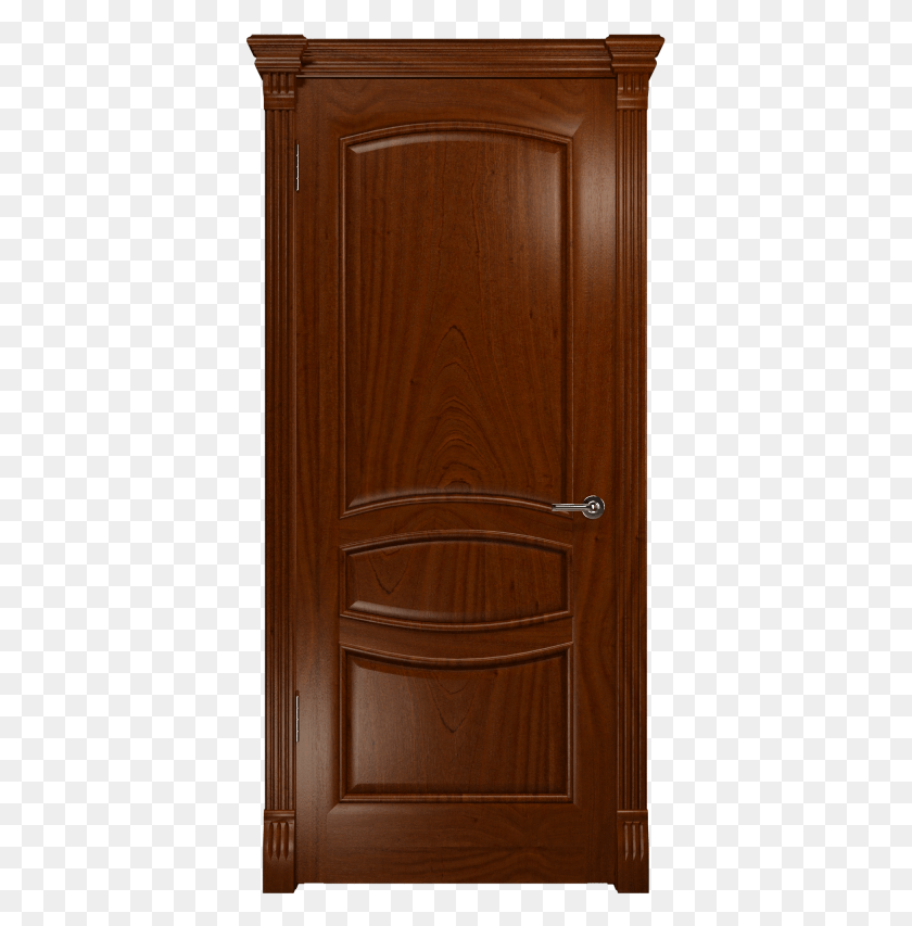 387x793 Wood Door Transparent, Furniture, Cupboard, Closet HD PNG Download