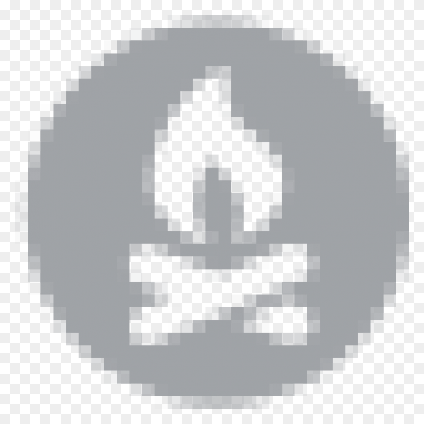 1024x1024 Wood Fire Icon Emblem, Cross, Symbol, Pillow HD PNG Download
