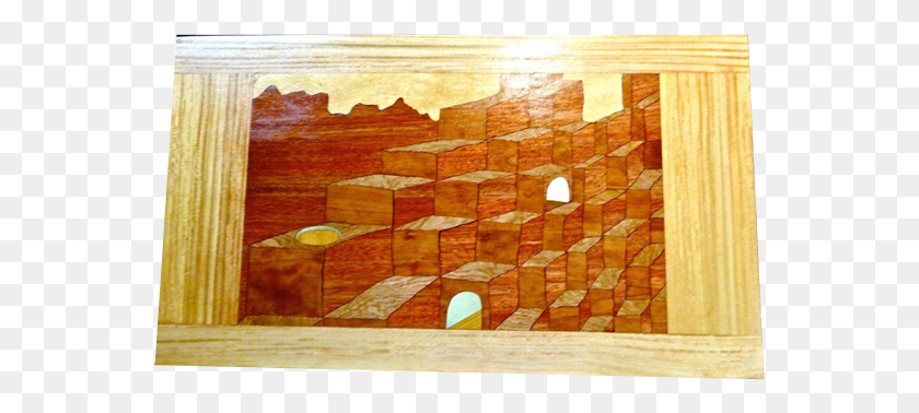 559x318 Wood Inlay Tabletop Plywood, Rug HD PNG Download