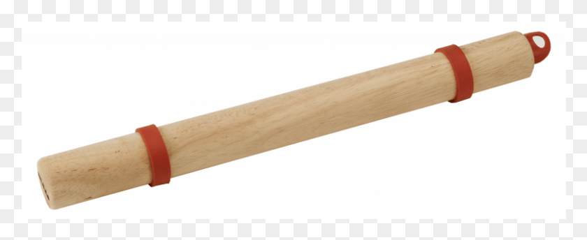 801x292 Wood Rolling Pin With Silicone Dough Rings Wood, Hammer, Tool, Sport HD PNG Download