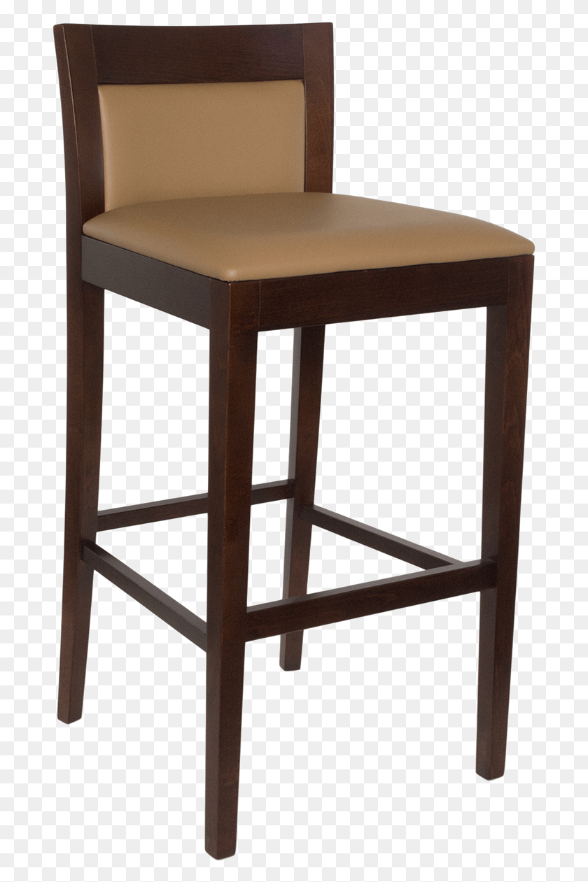 691x1201 Wood Upholstered Square Inset Back Barstool Black Wishbone Counter Stool, Furniture, Bar Stool, Chair HD PNG Download