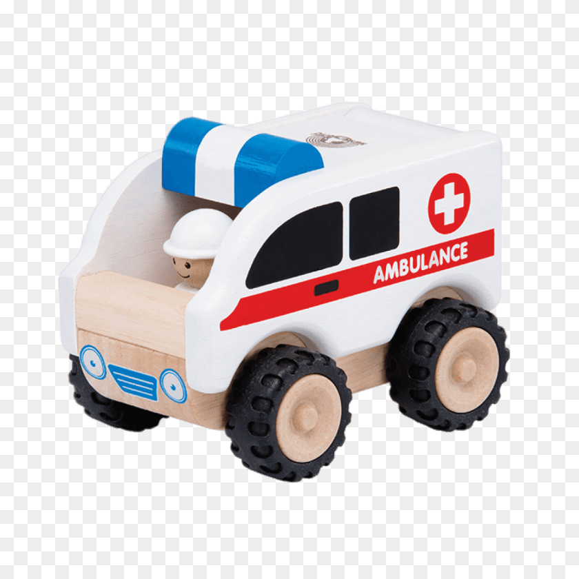 1200x1200 Wooden Ambulance Toy, Transportation, Van, Vehicle, Machine PNG
