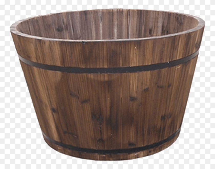 767x599 Wooden Barrel Planter Wood, Jacuzzi, Tub, Hot Tub HD PNG Download