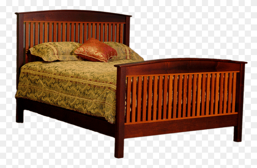 795x500 Wooden Bed Bed, Furniture, Crib, Wood HD PNG Download