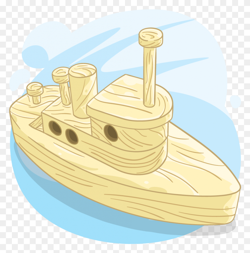 966x979 Wooden Boat Illustration, Clothing, Apparel, Hat HD PNG Download