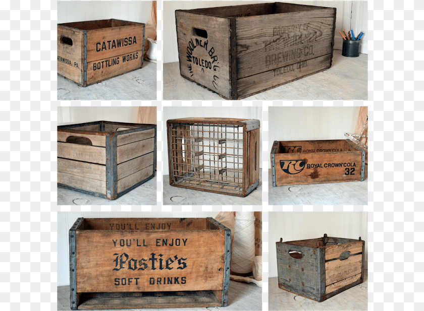 617x617 Wooden Boxes With Metal Corner, Box, Crate Clipart PNG