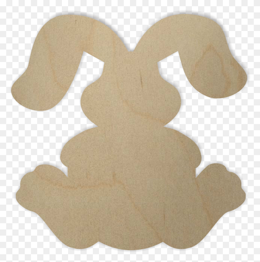 1074x1082 Wooden Bunny Easter Wood Cutout, Batman Logo, Symbol, Axe HD PNG Download