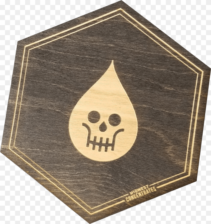 Wooden Dab Rig Coaster Bases Emblem Transparent PNG
