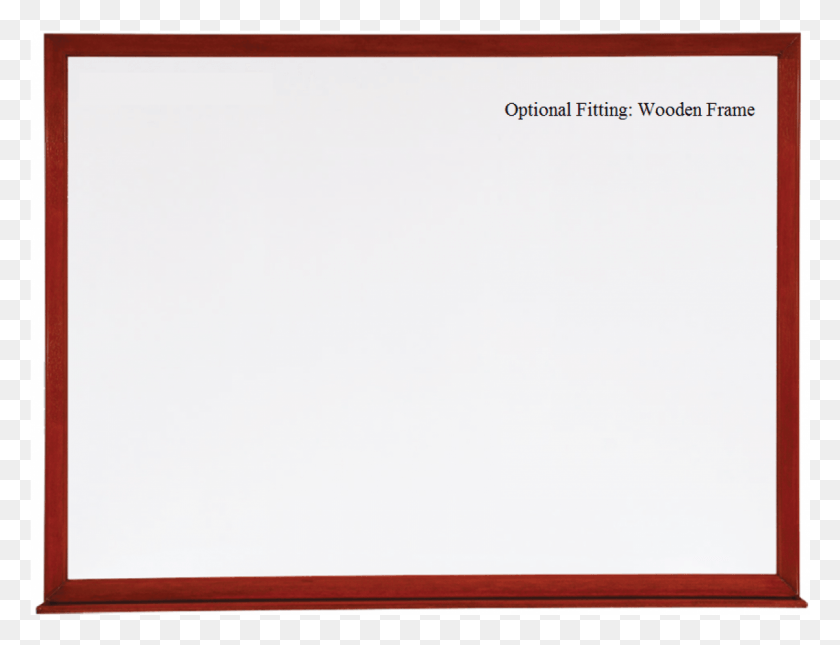 1201x902 Wooden Frame Whiteboard Ivory, White Board HD PNG Download