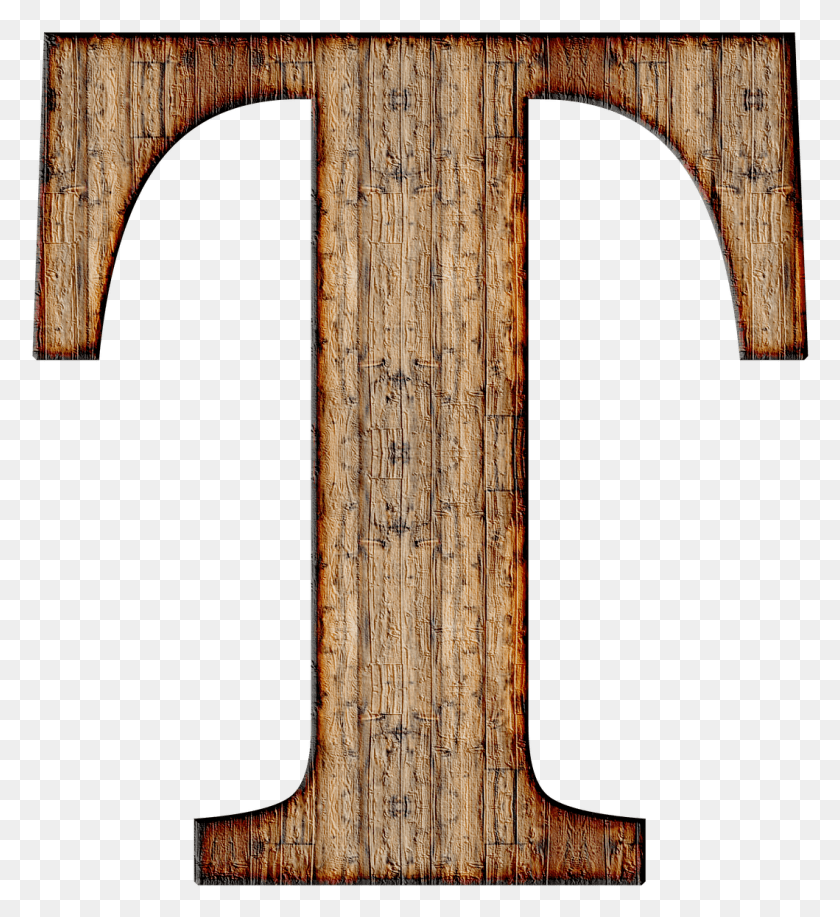 1059x1164 Wooden Letter T, Alphabet, Text, Number HD PNG Download