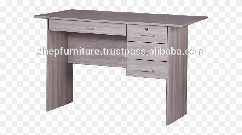 605x408 Wooden Office Table With Shelf And Drawer Lock Table, Furniture, Desk, Mailbox HD PNG Download