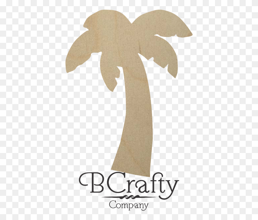 415x659 Wooden Palm Tree Cutout Wooden Palm Tree, Leaf, Plant, Poster HD PNG Download