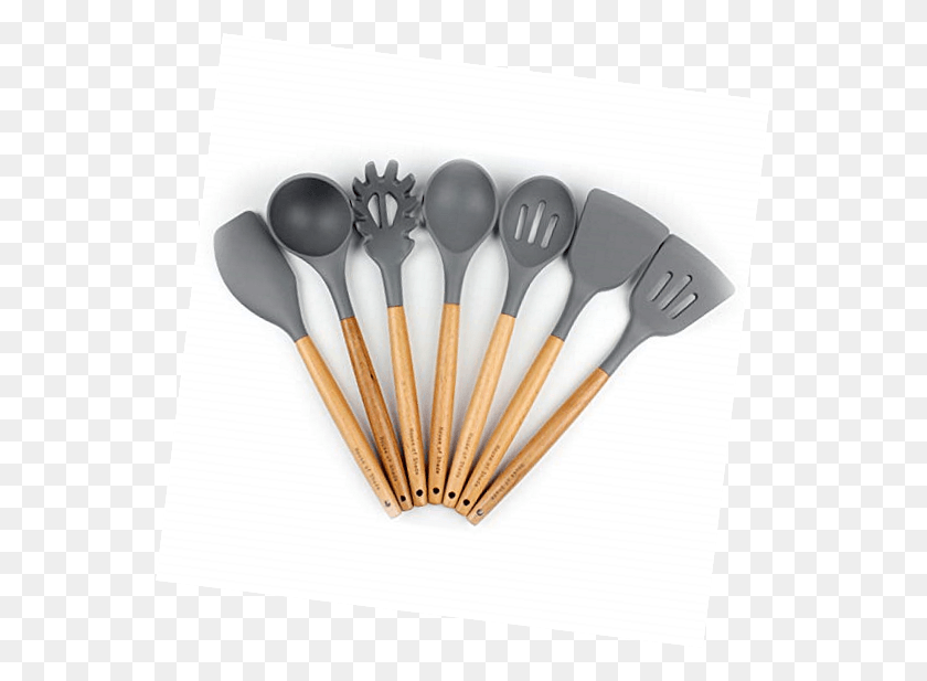 557x557 Wooden Spoon, Cutlery, Spoon, Fork HD PNG Download