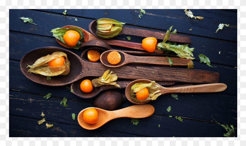 867x488 Wooden Spoons And Tomatoes Starfruit, Spoon, Cutlery, Plant HD PNG Download