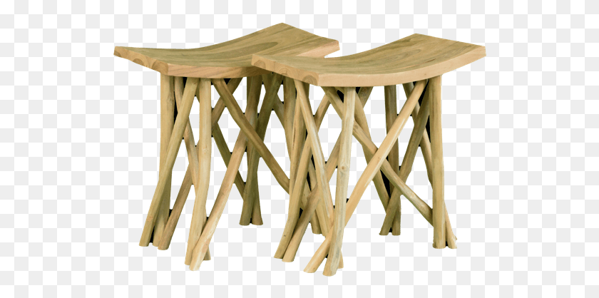 524x358 Wooden Stool Branches End Table, Furniture, Chair, Crib HD PNG Download