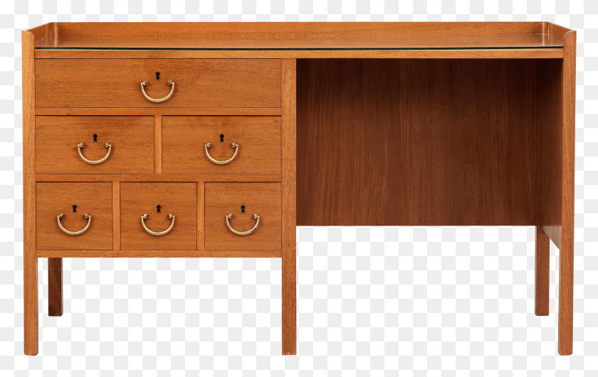 2873x1732 Wooden Table Image Drawer Transparent, Furniture, Desk, Cabinet HD PNG Download