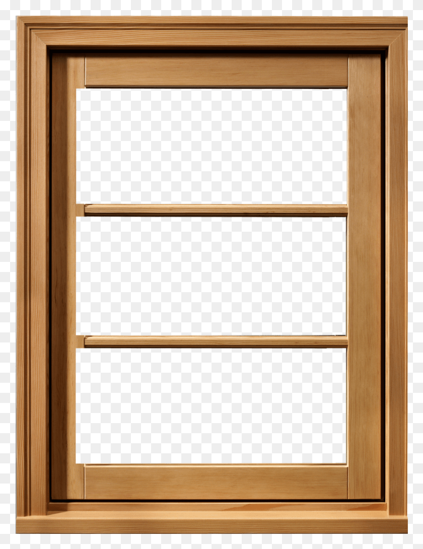 833x1101 Wooden Window Frame Sierra Pacific Standard Casement, Picture Window, Door, Wood HD PNG Download