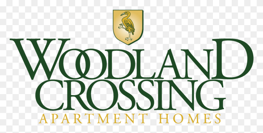 917x428 Логотип Woodland Crossing Логотип Woodland Crossing Новый Баннер, Текст, Алфавит, Плакат Hd Png Скачать