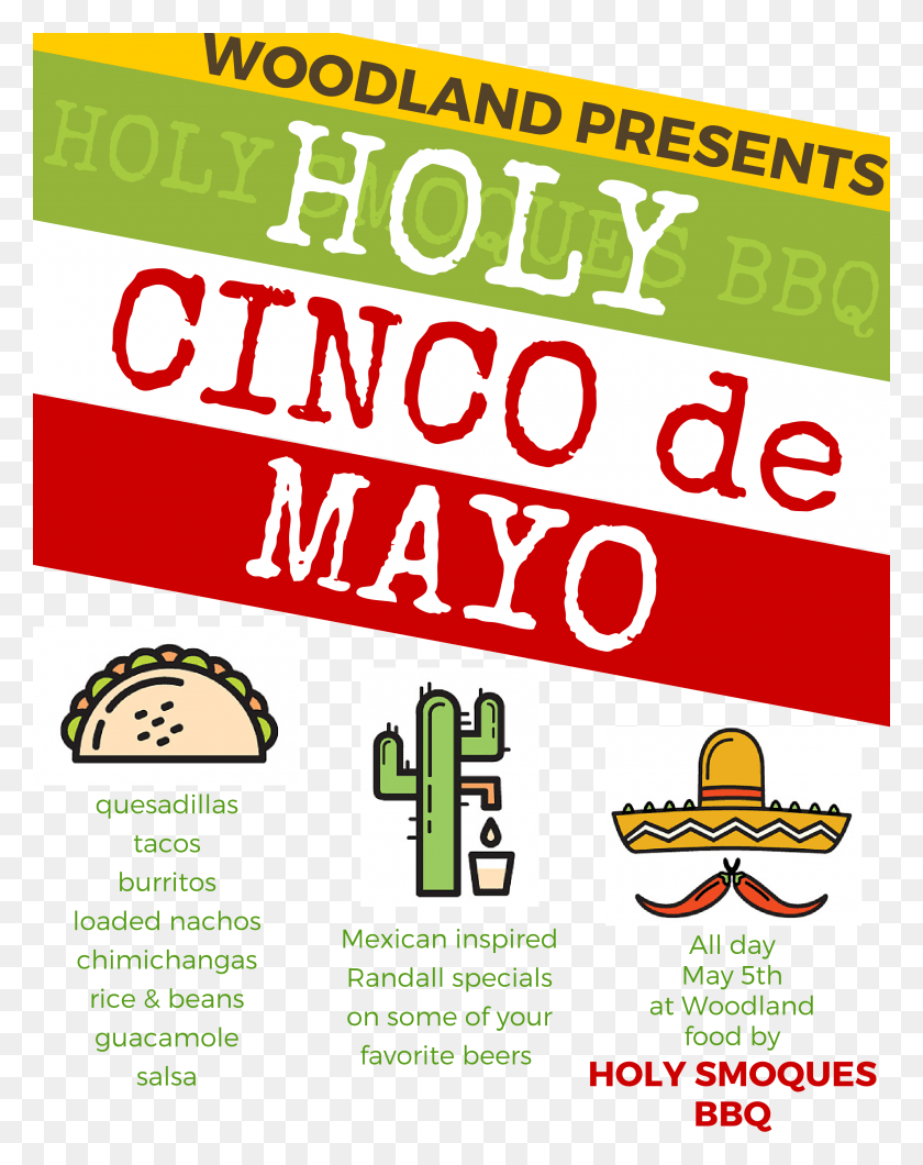 2550x3271 Woodland Presents Holy Cinco De Mayo Mp, Advertisement, Text, Poster HD PNG Download