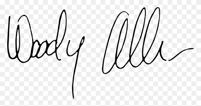 1280x629 Woody Allen Signature, Gray, World Of Warcraft HD PNG Download