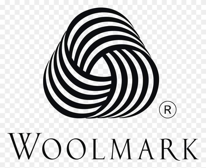 2191x1750 Логотип Woolmark Прозрачный Логотип Woolmark, Спираль, Катушка, Логотип Hd Png Скачать
