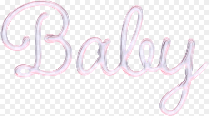 Word Art Baby Glass Word Illuminated, Light, Neon, Smoke Pipe, Text Transparent PNG