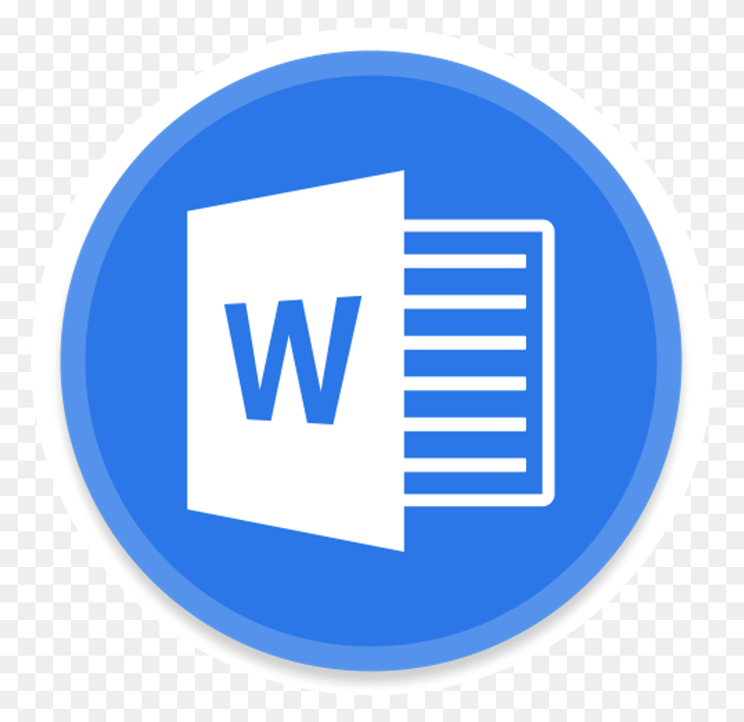 771x755 Word Logo Word Avanzado Circle Microsoft Word Logo, Label, Text, Symbol HD PNG Download