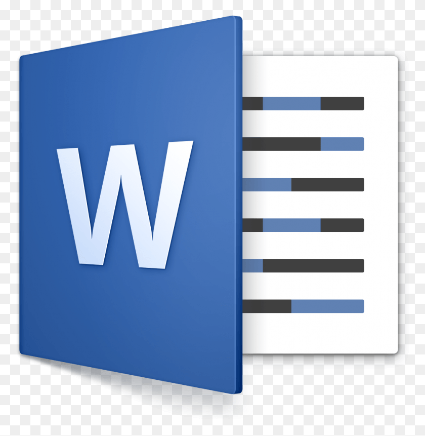 934x960 Значок Word Microsoft Word Mac, Текст, Этикетка, Почтовое Отделение Hd Png Скачать