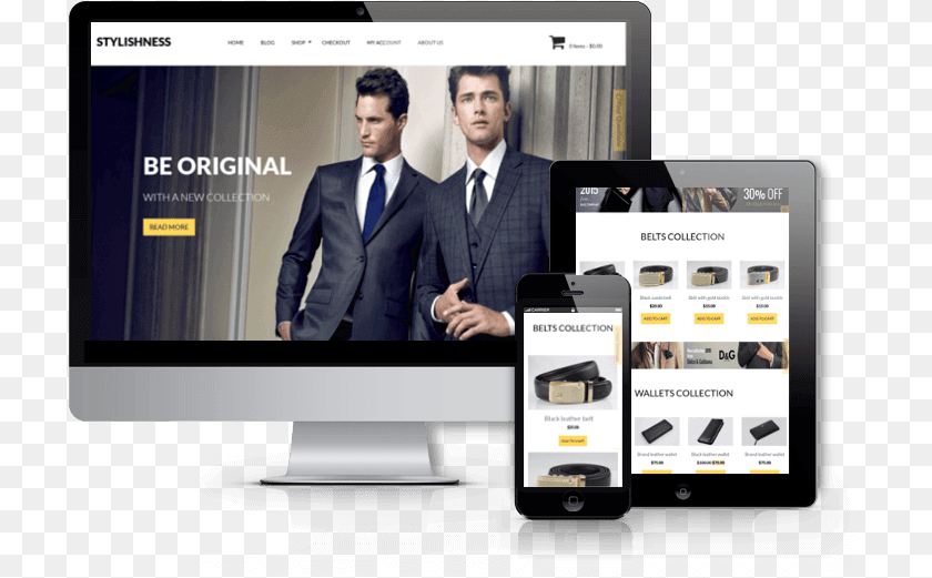 Wordpress Ecommerce Theme Stylishness Wordpress Ecommerce Themes, Blazer, Clothing, Coat, Jacket PNG