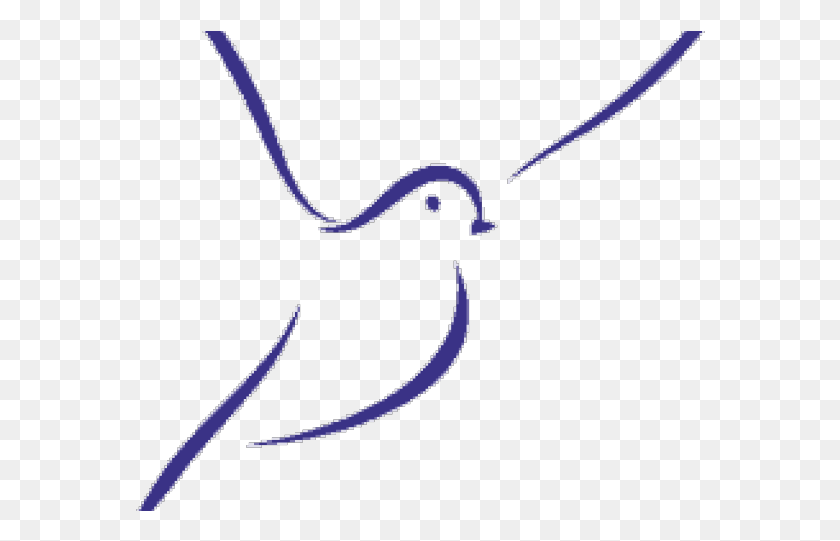 570x481 Wordpress Logo Clipart Dove Drawing, Purple, Graphics HD PNG Download