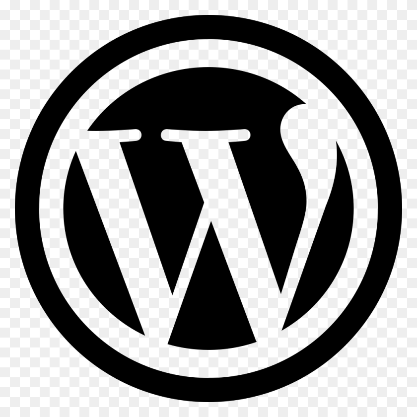 980x980 Wordpress Logo Clipart Symbol Wordpress Icon, Trademark, Emblem, Stencil HD PNG Download