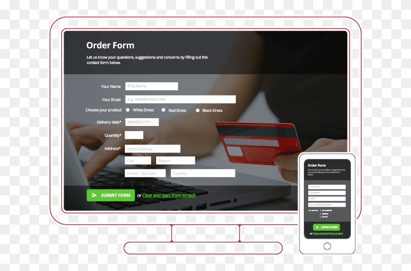 646x495 Wordpress Paypal Order Form Plugin Web Order Form, Mobile Phone, Phone, Electronics HD PNG Download