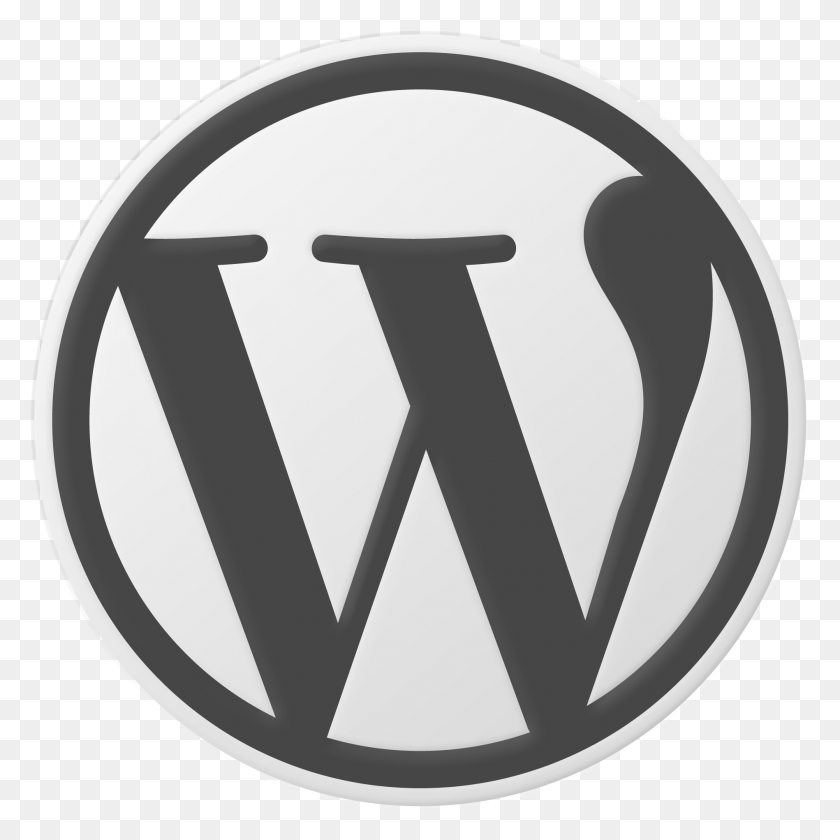 1897x1897 Wordpresscom Wikipedia La Enciclopedia Libre Wordpress Logo Without Background, Symbol, Trademark, Face HD PNG Download