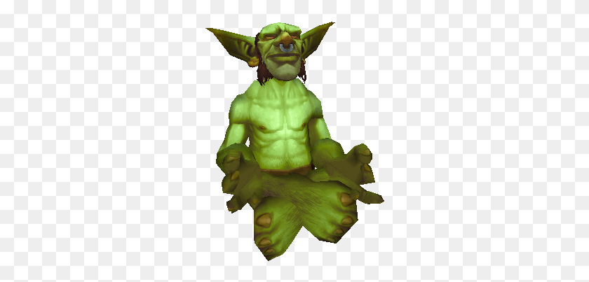 256x343 Worgen And Goblin Monk Animations But Illustration, Figurine, Plant, Toy Descargar Hd Png
