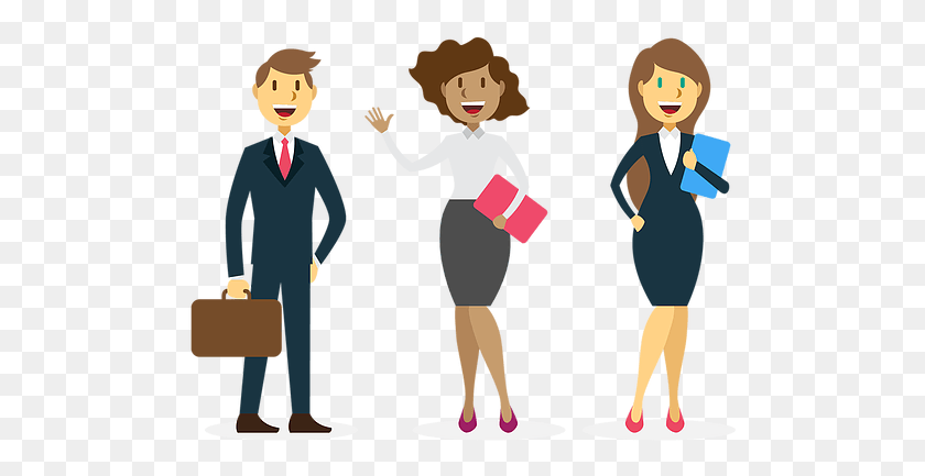 500x373 Work 01 People Office Vector, Person, Human, Female HD PNG Download