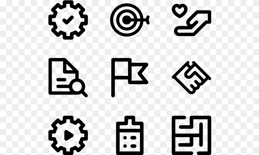 529x505 Work Productivity Icons Work Line Icon, Gray Transparent PNG