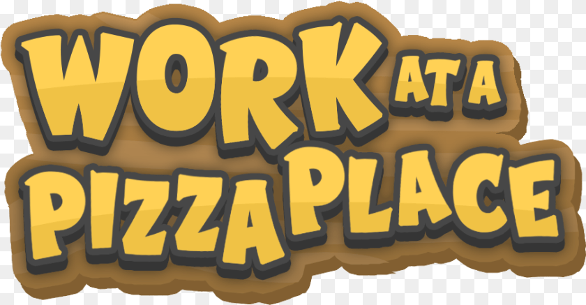 906x471 Work Roblox Work At A Pizza Place Logo, Text Sticker PNG